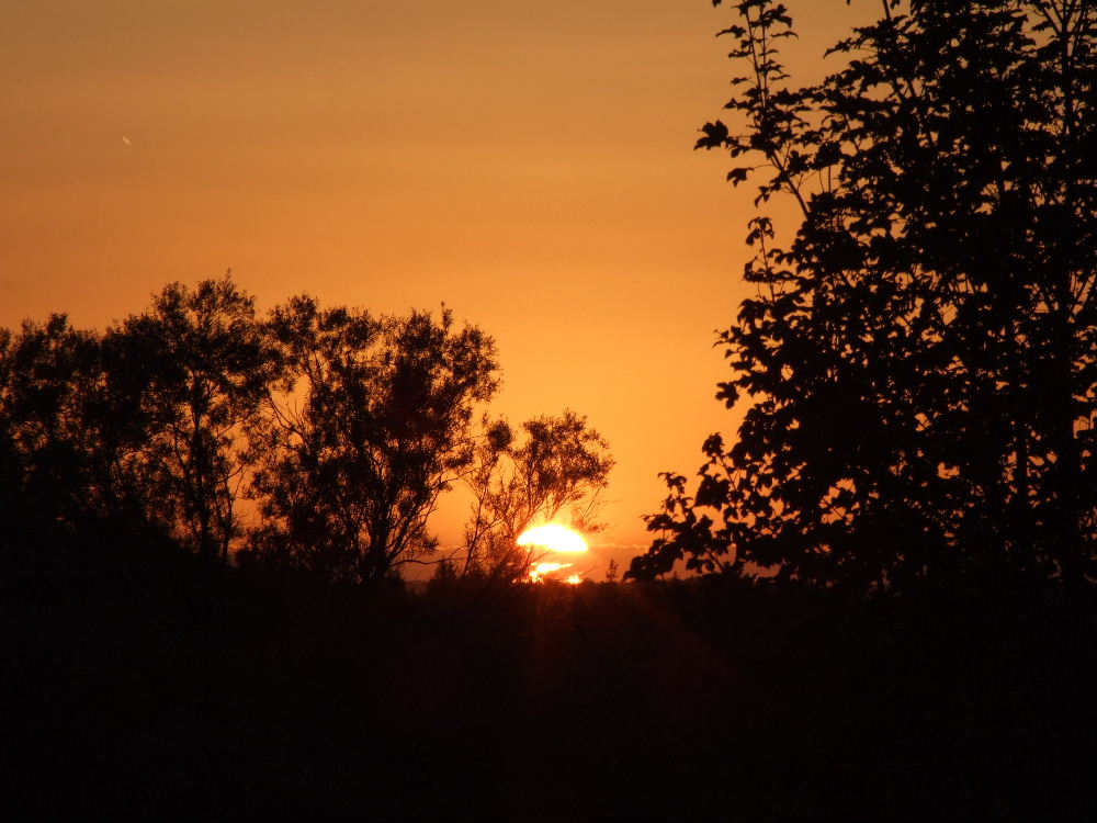 mein erster Sonnenuntergang