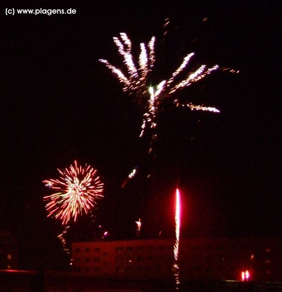 Mein erster Versuch, Feuerwerk mit der Kamera einzufangen