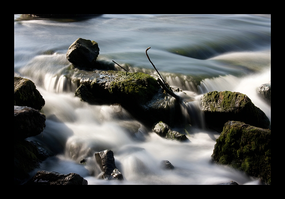 mein erster Versuch - fließendes Wasser