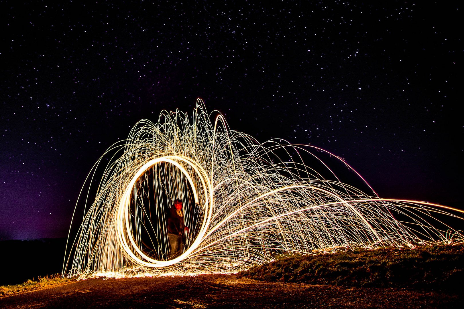 Mein erster Versuch mit Lightpainting.