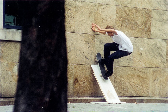 Mein erstes Analog-Skatefoto......