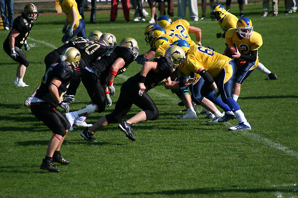 mein erstes football-spiel