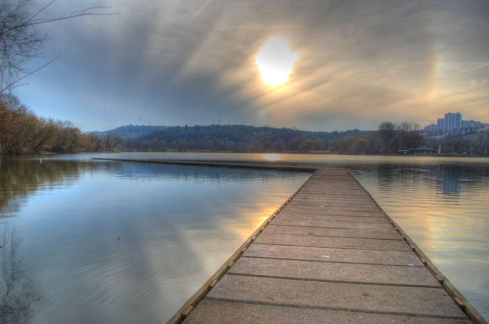 Mein erstes HDR Foto. Geschossen am Max-Eyth-See in Stuttgart