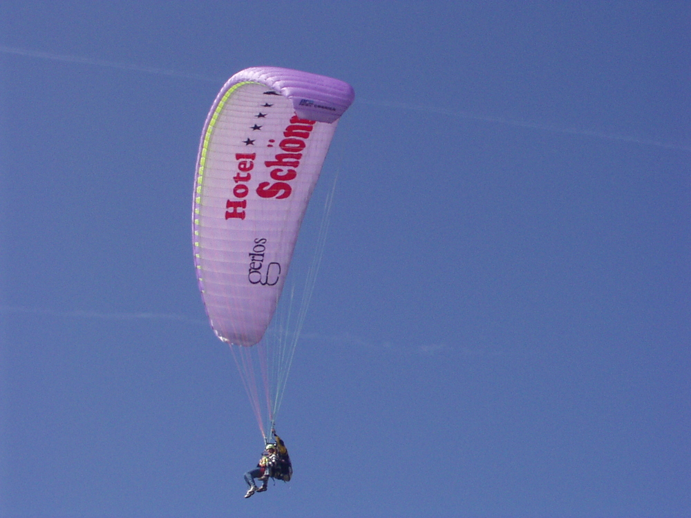 mein erstes mal beim Paragliding