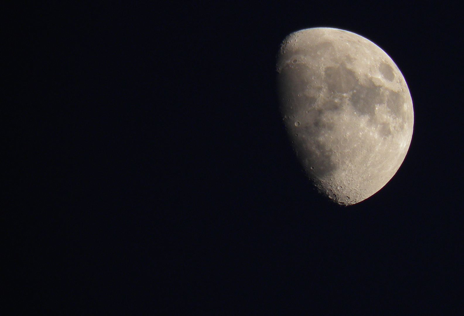 Mein erstes Mondbild Foto & Bild | mondaufnahmen, himmel & universum