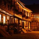 Mein erstes Nachtfoto, die Engelgasse in Gengenbach