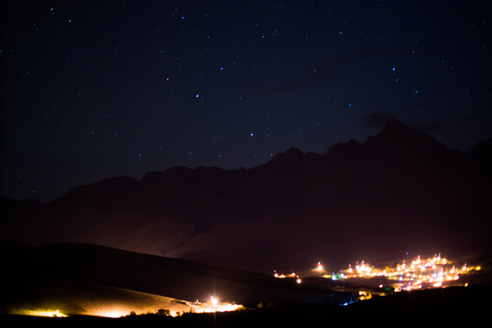 Mein erstes Nachtfoto mit Sternen