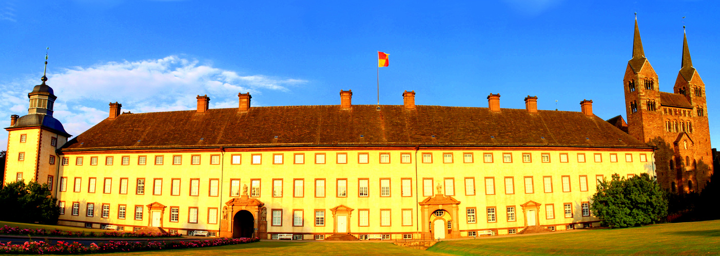 Mein erstes Panorama (Schloss Corvey)