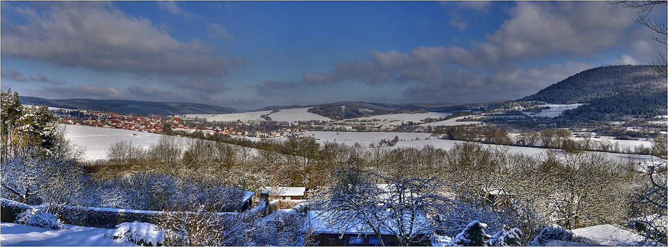 Mein erstes Winterpanorama 2009