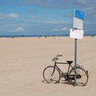 Mein Fahrrad am Strand