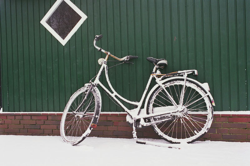 Mein Fahrrad im Winter