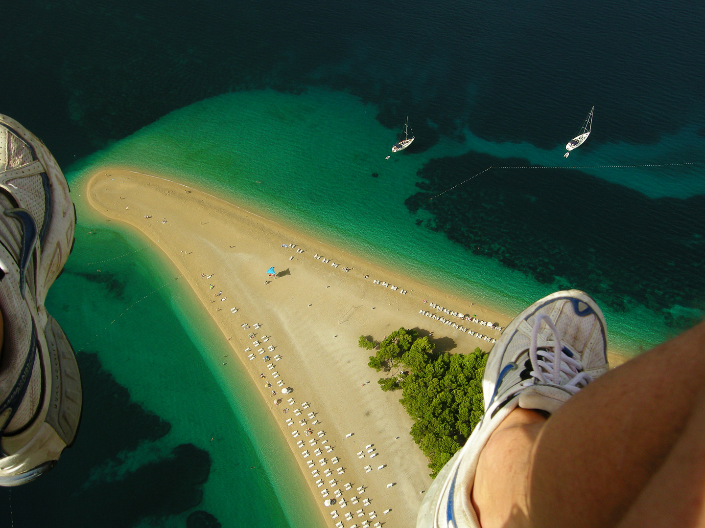 Mein Fliegen auf Brac Bol