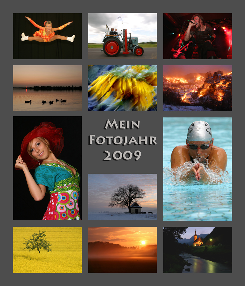 Mein Fotojahr 2009 Foto & Bild collagen das war 2009