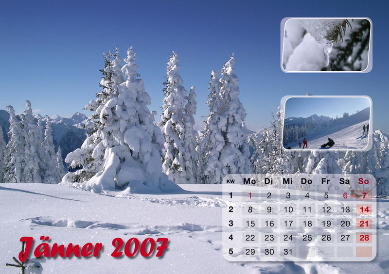 Mein Fotokalender - Jänner 2007