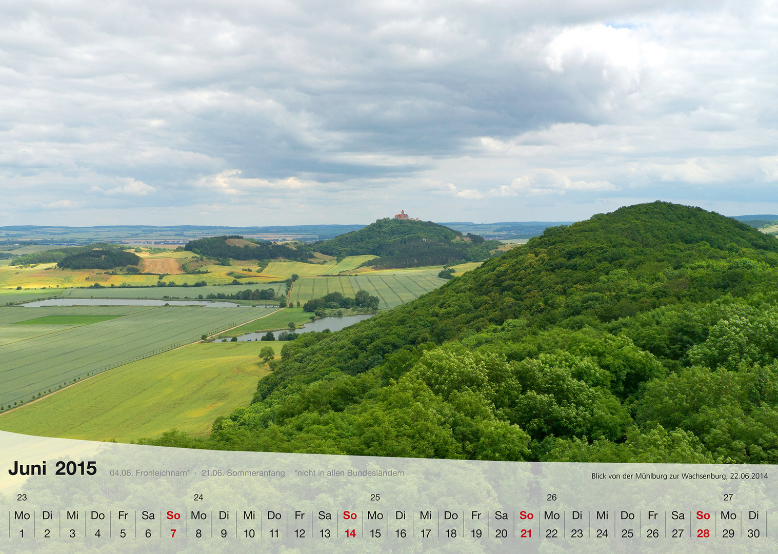 Mein Fotokalender THÜRINGER LANDSCHAFTEN 2015. Juni