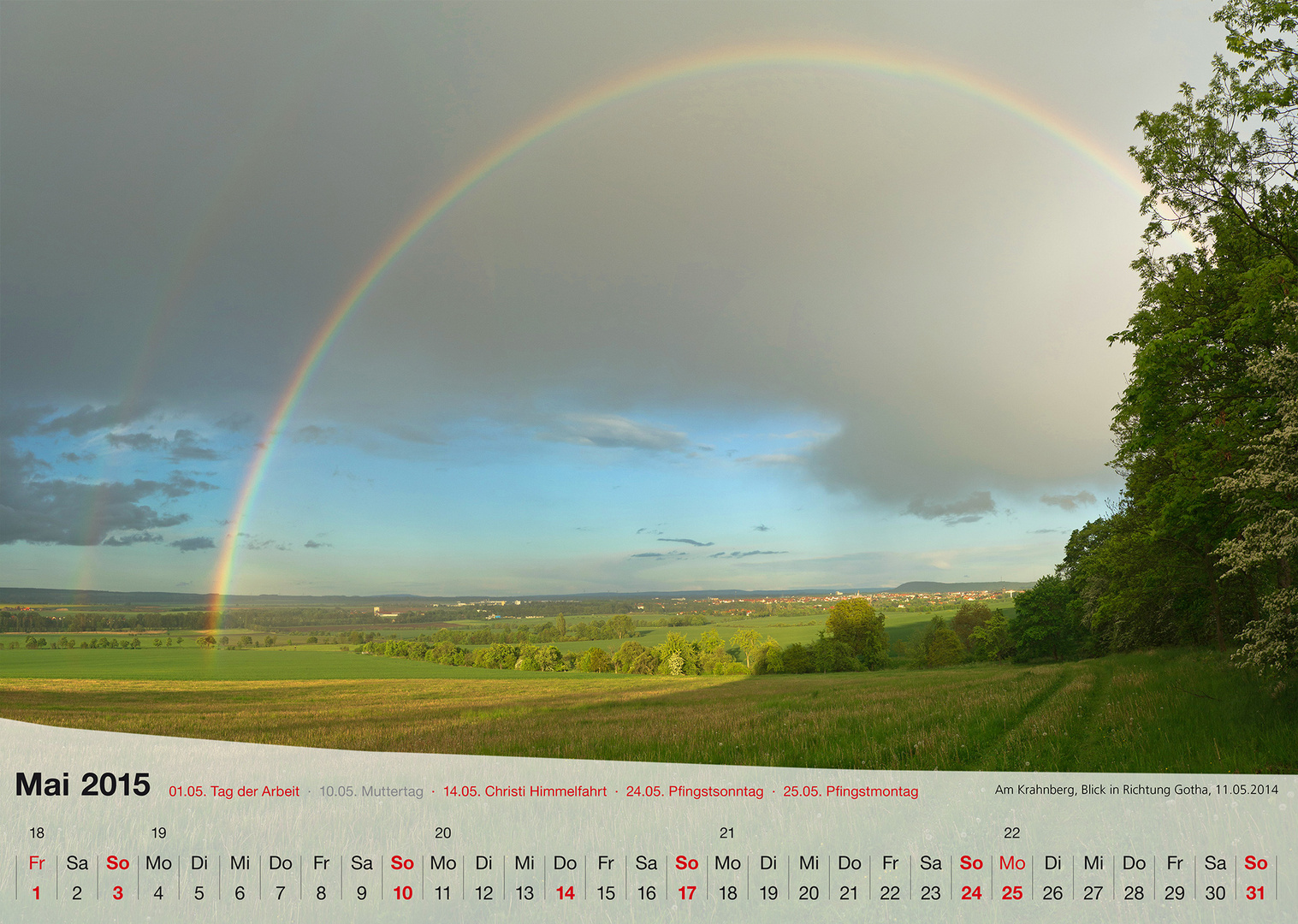 Mein Fotokalender THÜRINGER LANDSCHAFTEN 2015. Mai