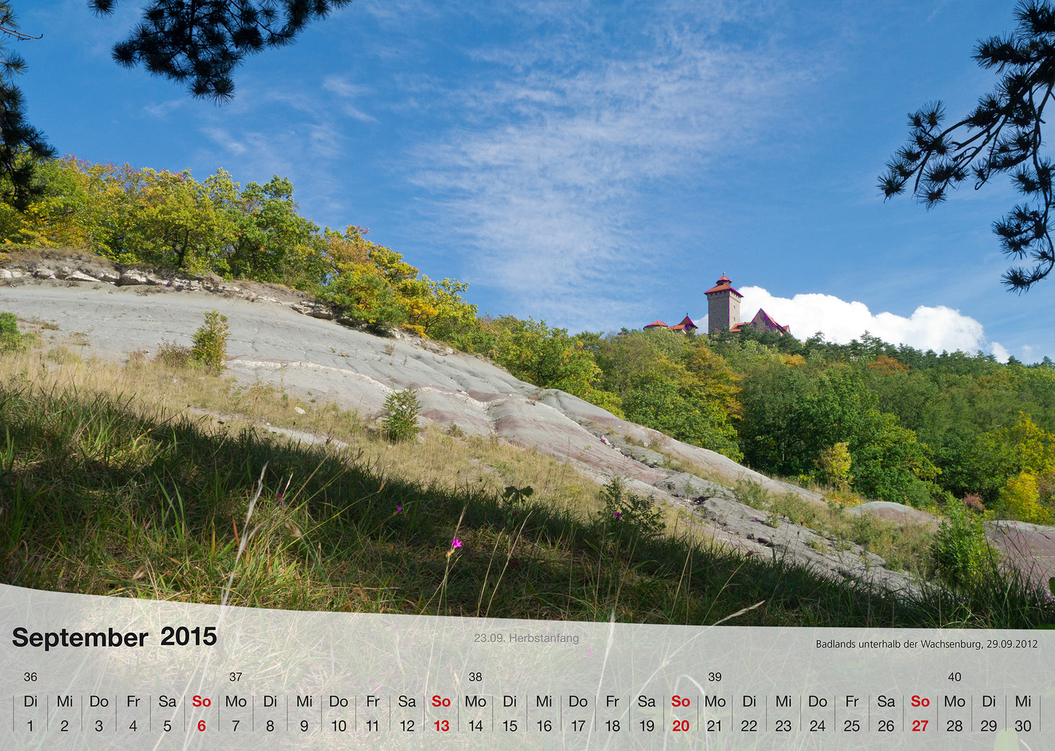 Mein Fotokalender THÜRINGER LANDSCHAFTEN 2015. September