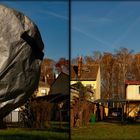 Mein Freund, der Apfelbaum und meine Reverenz an Christo (3D-X-View)