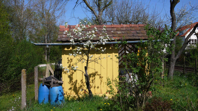 Mein Gartenhaus "hergordsgül" svensk färje