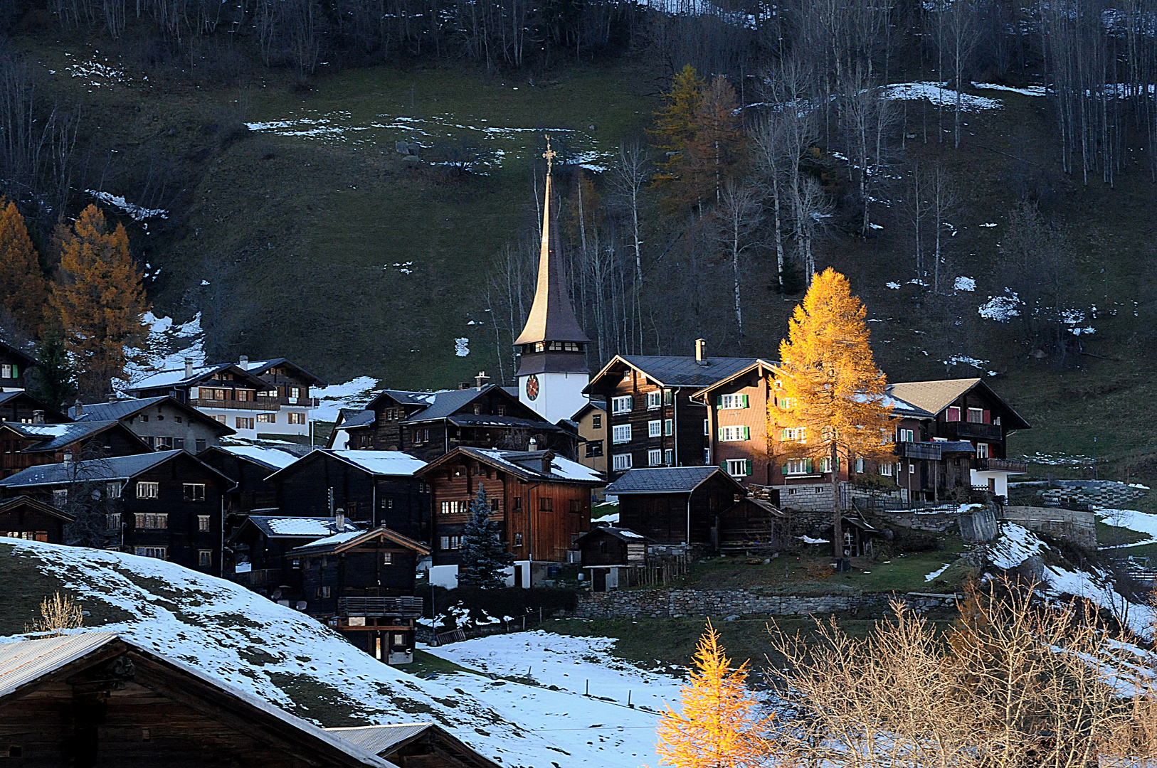 Mein Geburtsort, Biel im Goms, Wallis