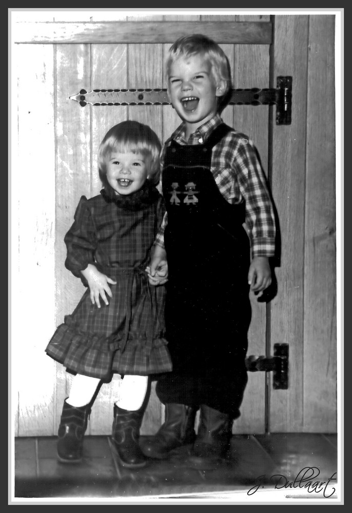 Mein grosser Bruder & ich,.... vor 24 Jahren !