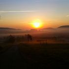 Mein Heimatdorf im Nebel