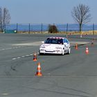 Mein Honda Civic R beim Clubslalom