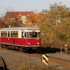Mein HSB Lieblingstriebwagen im Goldenen Herbst.