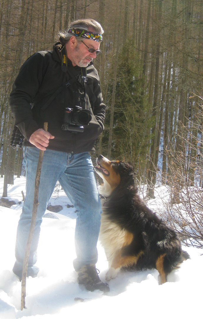 Mein Hund und ich auf Fototour