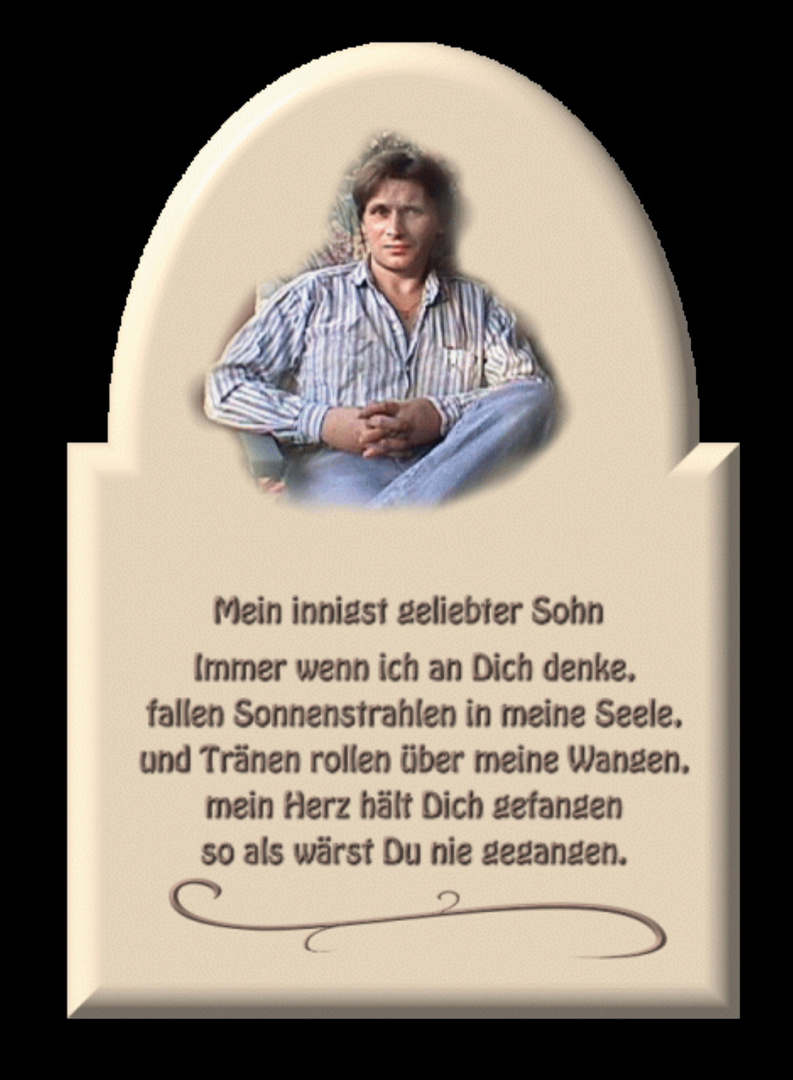 mein innigst geliebter Sohn