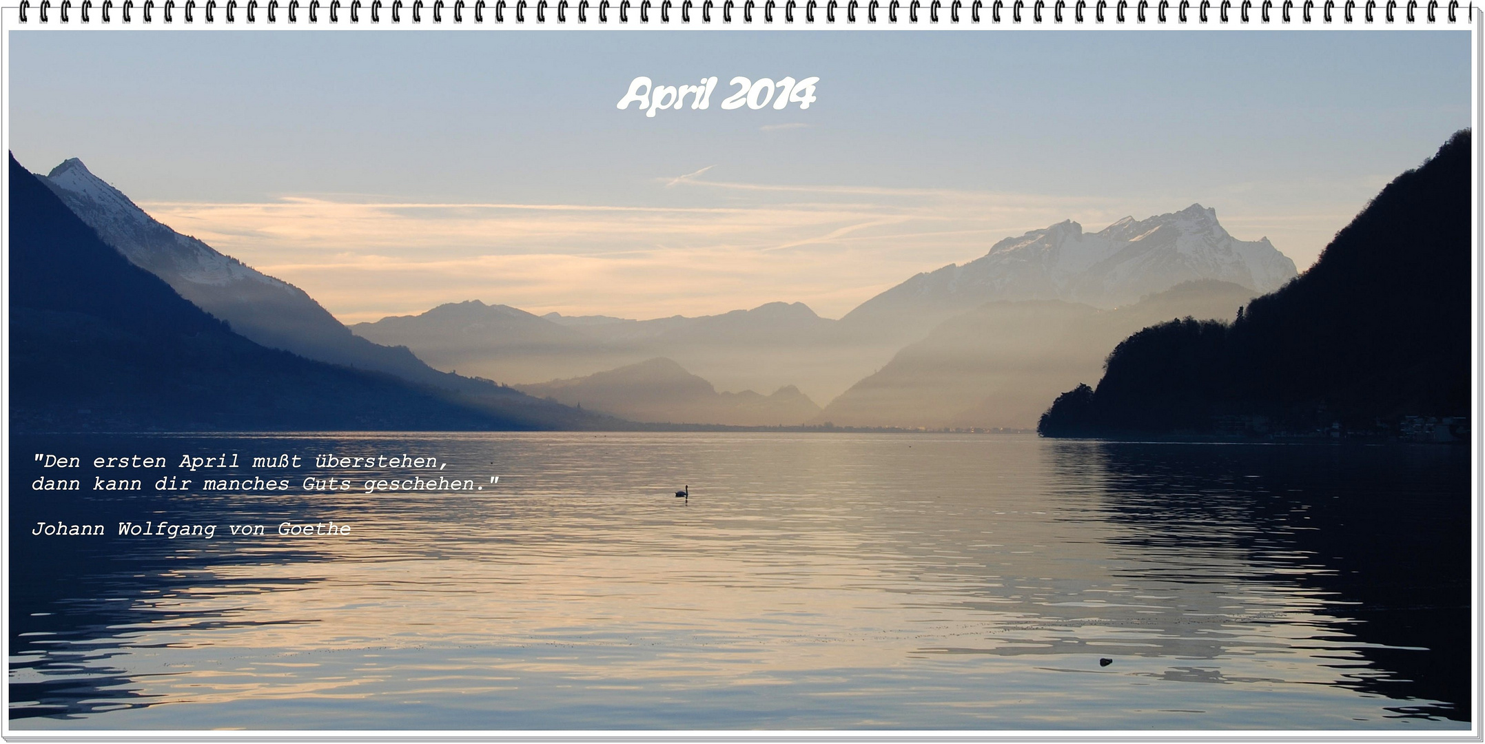 mein Kalenderblatt: April 2014