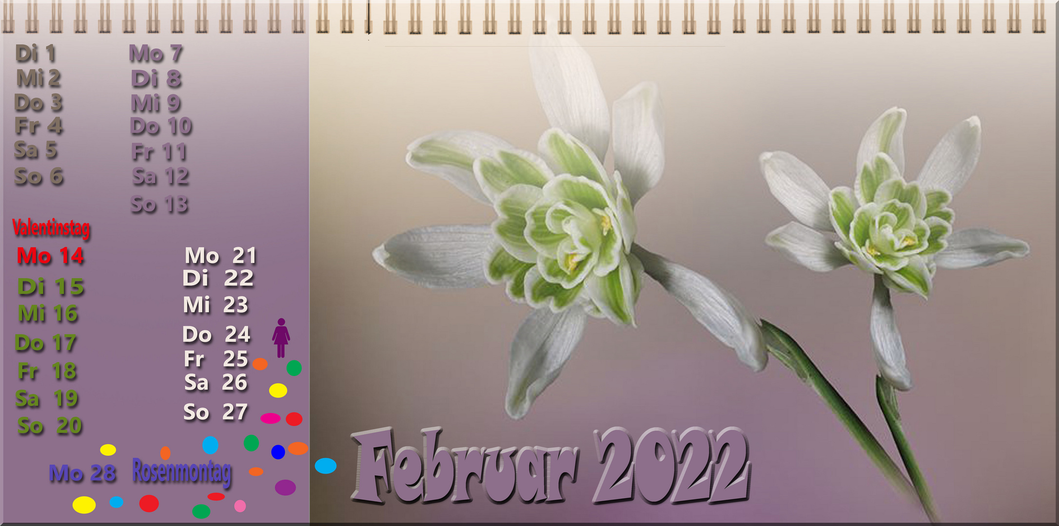  Mein Kalenderblatt Februar 2022