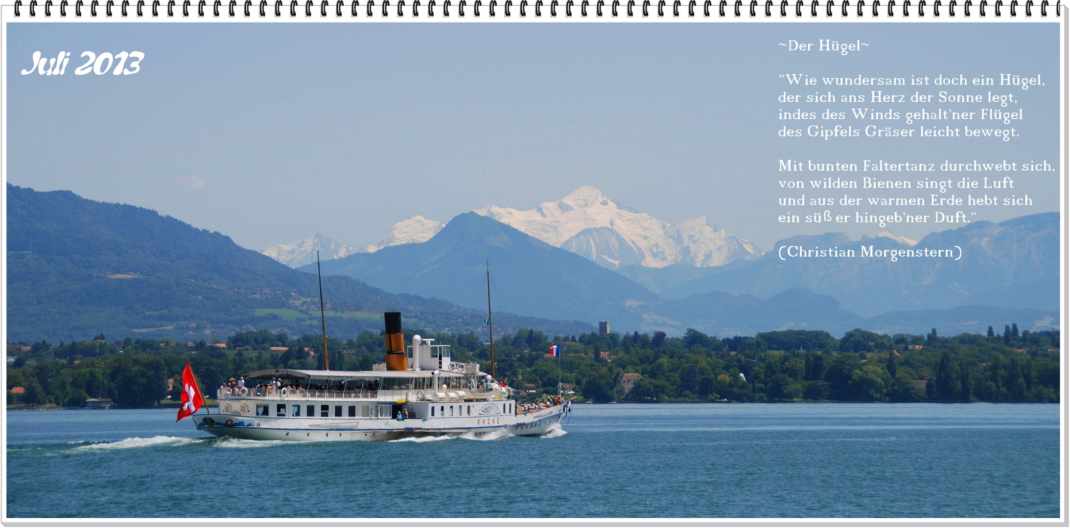 mein Kalenderblatt: Juli 2013