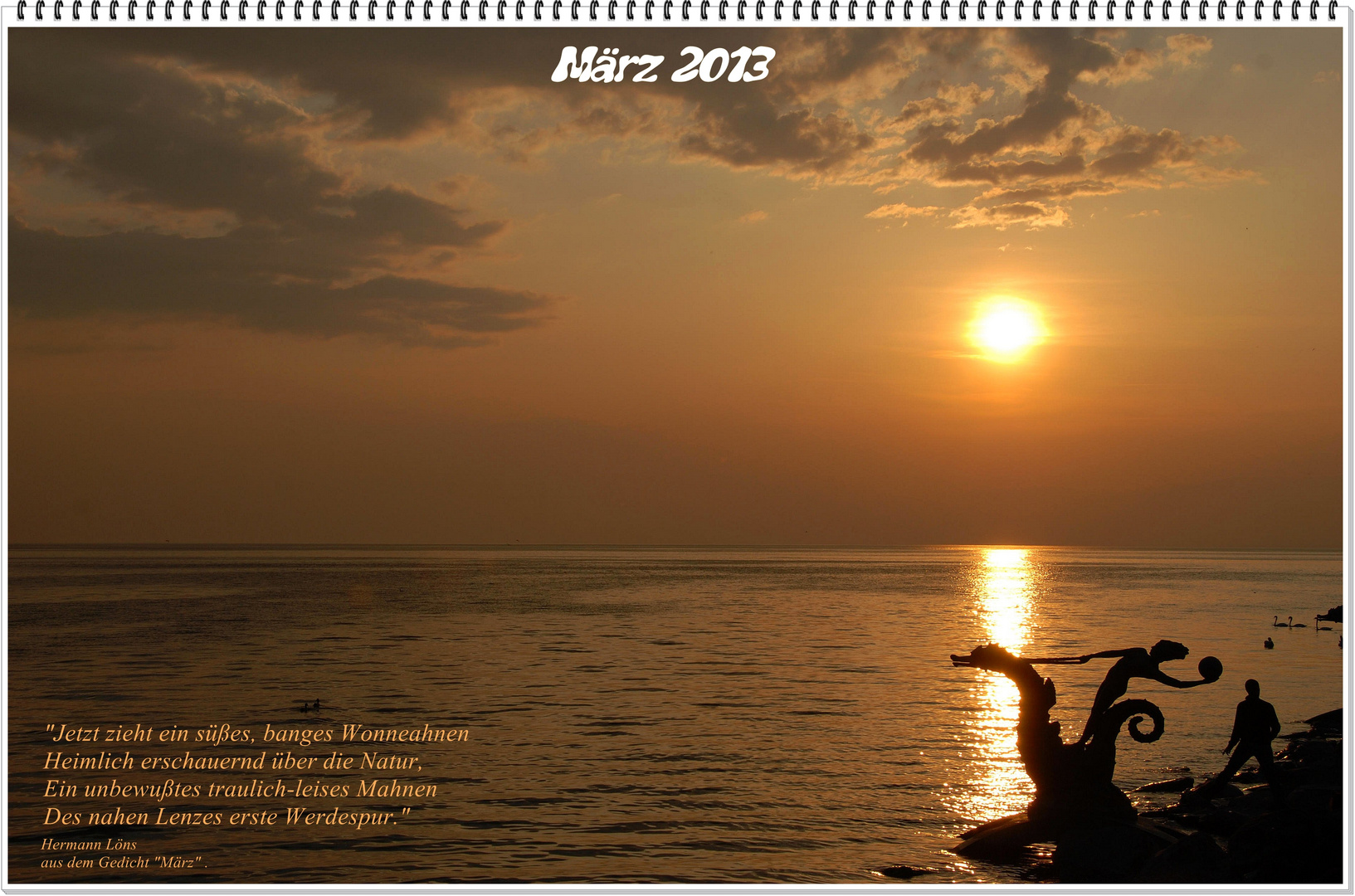 mein Kalenderblatt: März 2013