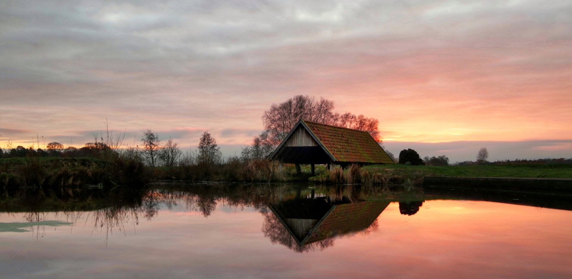 Mein Lieblings Motiv für spontane Landschaftsfotos im Sonnenuntergang 