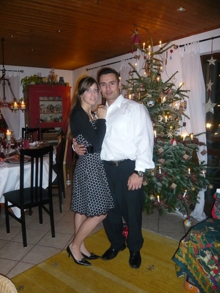 Mein Mann und ich Weihnachten 2008