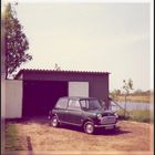 Mein MINI 1973. Zuhause in Ostfriesland.