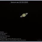 Mein mini Saturn am 22.03.2012