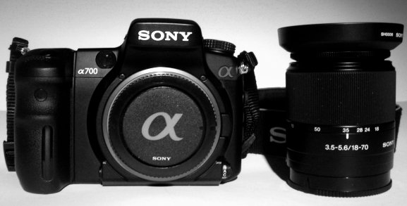 Mein (neues) Baby ... Sony a700