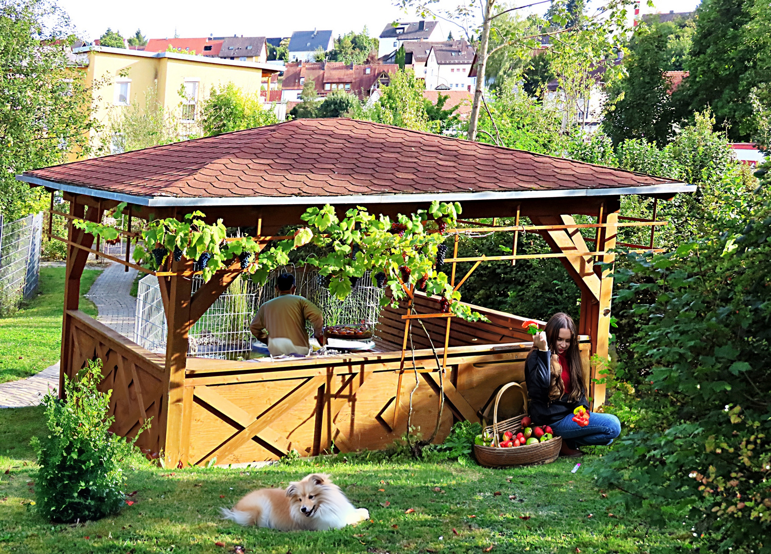 "Mein Pavilion im Garten"