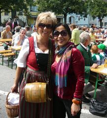 Mein Schätzchen mit Marketenderin der Stadtkapelle Litschau