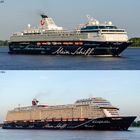 Mein Schiff 1 - alt und neu