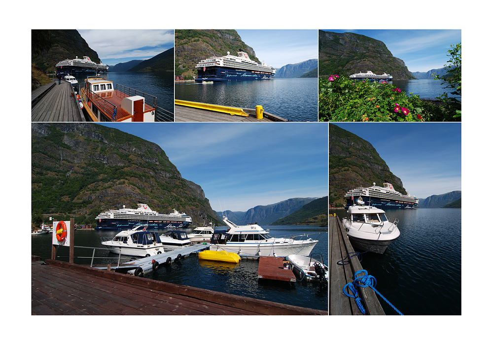 Mein Schiff im Aurlandsfjord