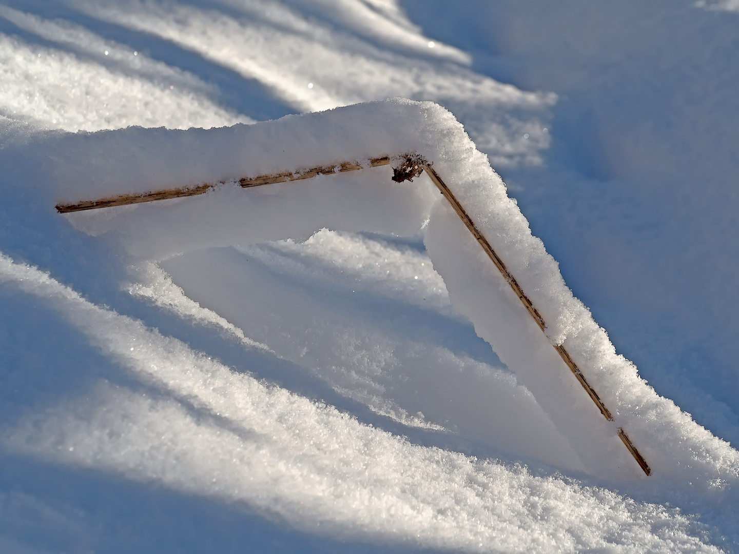 Mein Schnee-Bumerang...