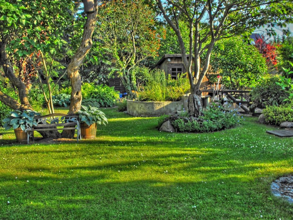 Mein sch ner Garten HDR Foto Bild bearbeitungs Mein sch ner Garten HDR Foto Bild bearbeitungs