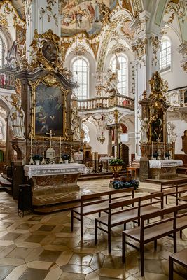 Mein seitlicher Blick in der Klosterkirche Andechs