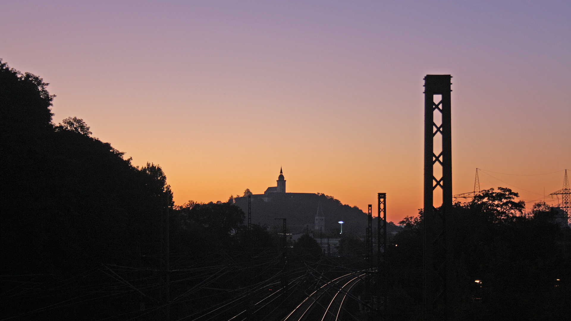 Mein Siegburg: Michaelsberg bei Sonnenaufgang