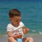 Mein Sohn, das Meer und der Strand