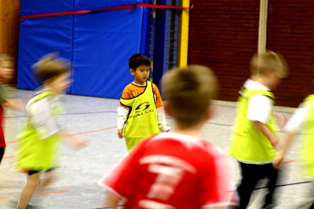 Mein Sohn Friedrich beim Fussballtraining