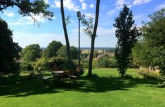 Mein Sommergarten mit Blick ins weite Odertal